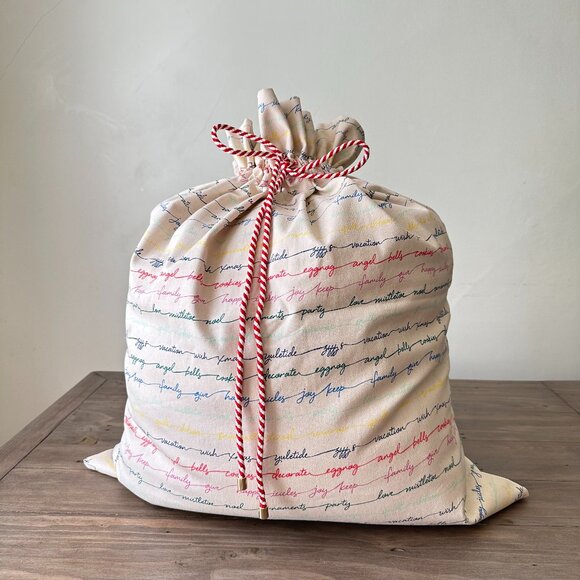 Keep Collective holiday canvas gift sack - Picture 2 of 4